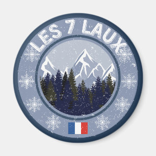 Aimant Les 7 Laux Station de Ski