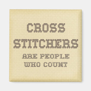 Aimant Les agrafeuses croisées sont les gens qui compten