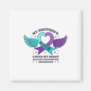 Aimant Les ailes de mon frère couvrent mon coeur Suicide 