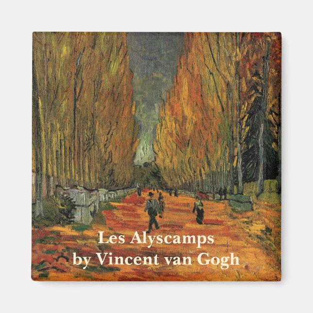 Aimant Les Alyscamps (cimetière) par Vincent van Gogh (Devant)