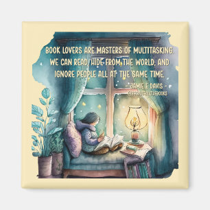 Aimant Les amateurs de livres sont maîtres du multitâche