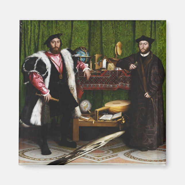Aimant Les Ambassadeurs de Hans Holbein le Jeune (Devant)