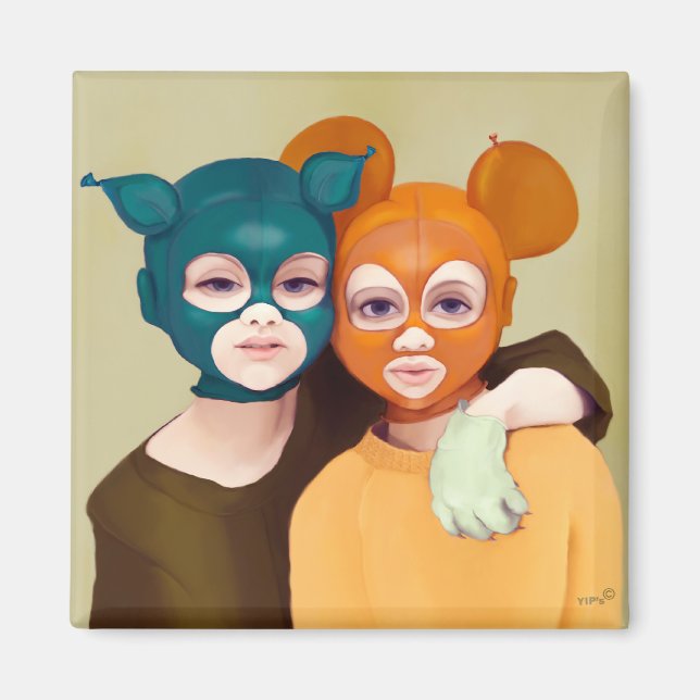 Aimant Les amis de Yip (Devant)