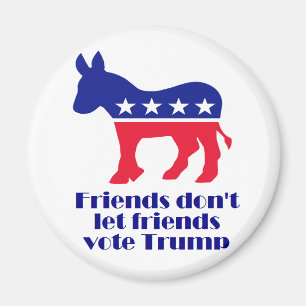 Aimant Les amis ne laissent pas l'aimant d'atout de vote