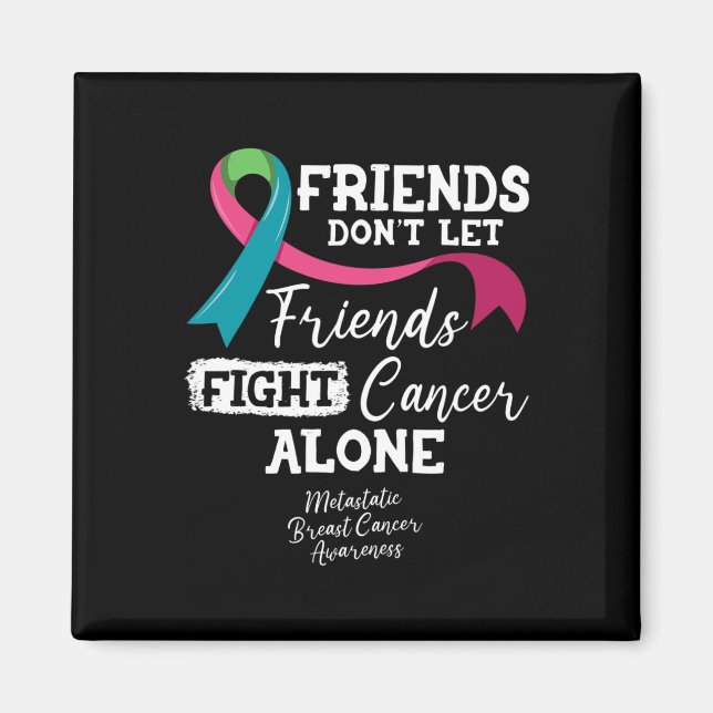 Aimant Les amis ne laissent pas les amis combattre le can (Devant)