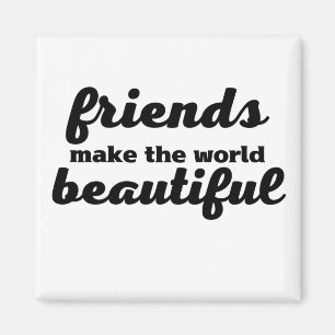 Aimant Les Amis Rendent Le Monde Beau