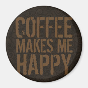 Aimant Les Amoureux du Café Me Rendent Heureux