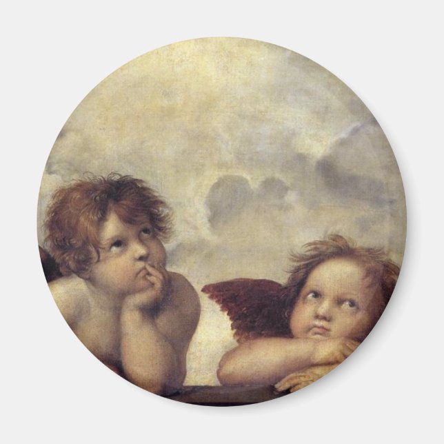 Aimant Les anges de Raphaël (Devant)