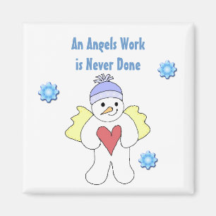 Aimant Les anges des neiges sont toujours occupés