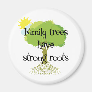 Aimant Les arbres généalogiques ont les racines fortes