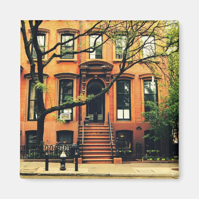 Aimant Les arbres poussent à Brooklyn (Devant)