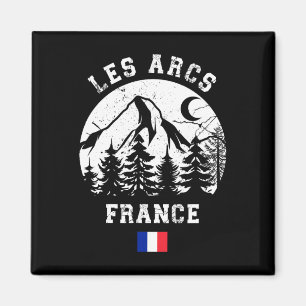 Aimant Les Arcs France Alpes Station de ski alpin Ski Fre