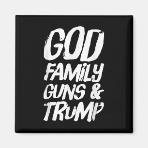 Aimant Les armes de la famille Dieu & ; Trump remporte