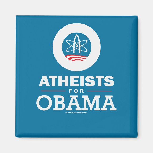 Aimant Les athées d'Obama (Devant)