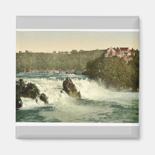 Aimant Les automnes du Rhin, avec le château de Laufen,