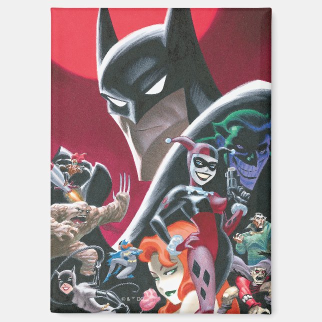 Aimant Les aventures de Batman Dames et Démons Dangereux (Recto)