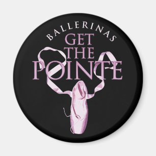 Aimant Les ballerines obtiennent le Pointe