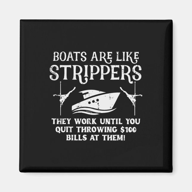 Aimant Les bateaux sont comme le travail jusqu'à ce que l (Devant)