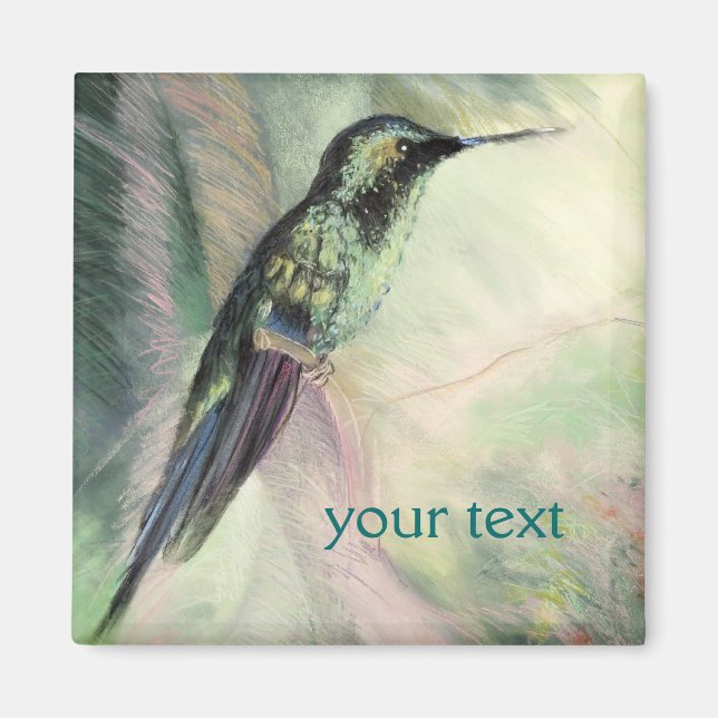 Aimant Les Beaux-Arts du Pastel des Colibris (Devant)
