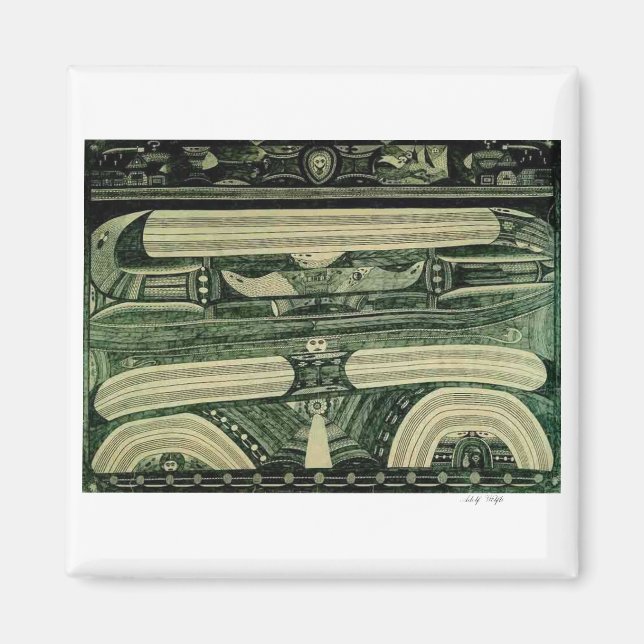 Aimant Les Beaux Arts Wölfli 'Essence' (Devant)