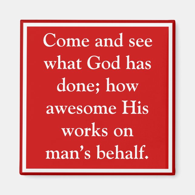 Aimant Les bénédictions de Dieu à l'homme sont géniales (Devant)