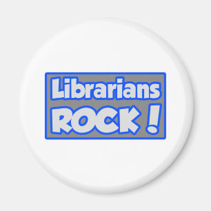 Aimant Les bibliothécaires Rock !