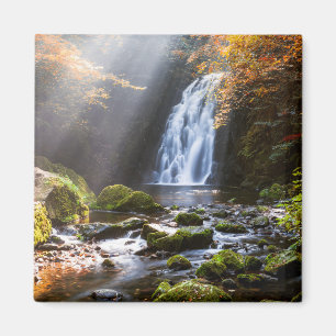 Aimant Les cascades Gleno, Irlande du Nord