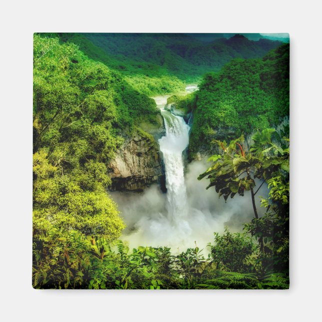 Aimant Les cascades | San Rafael Falls, Equateur (Devant)