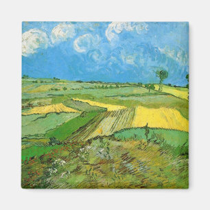 Aimant Les champs de blé de Van Gogh à Auvers sous ciel n