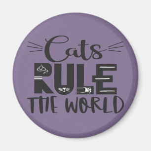 Aimant Les chats dominent le monde des chuchotements à la