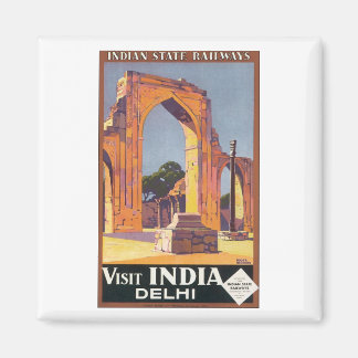 Aimant Les chemins de fer de l'État indien visitent l'Ind