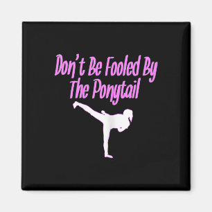 Aimant Les Chemises de Karaté pour les filles ne sont pas