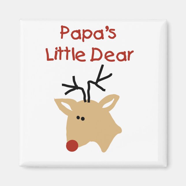 Aimant Les Chers T-shirts et cadeaux de Papa (Devant)