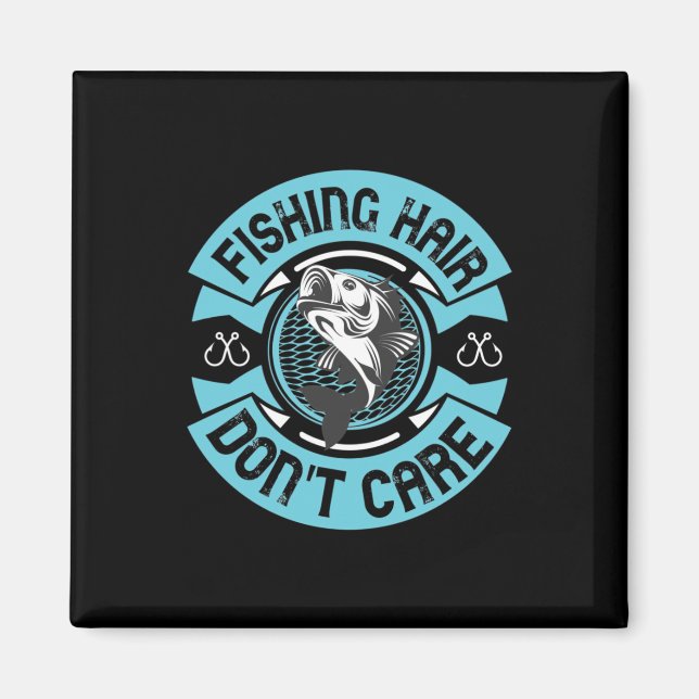 Aimant Les Cheveux De Pêche Fisher Ne S'En Soucie Pas (Devant)