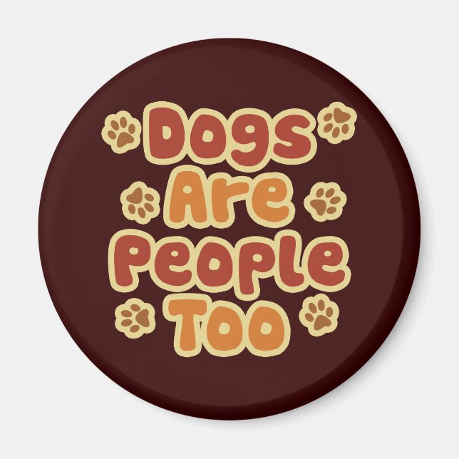 Aimant Les chiens sont aussi des gens (Devant)