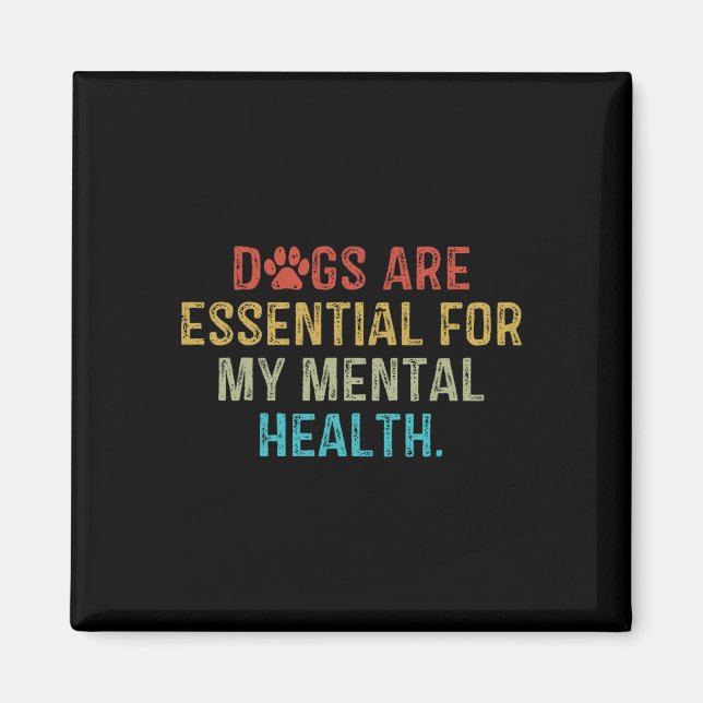 Aimant Les Chiens Sont Pour Ma Citation De Santé Mentale  (Devant)