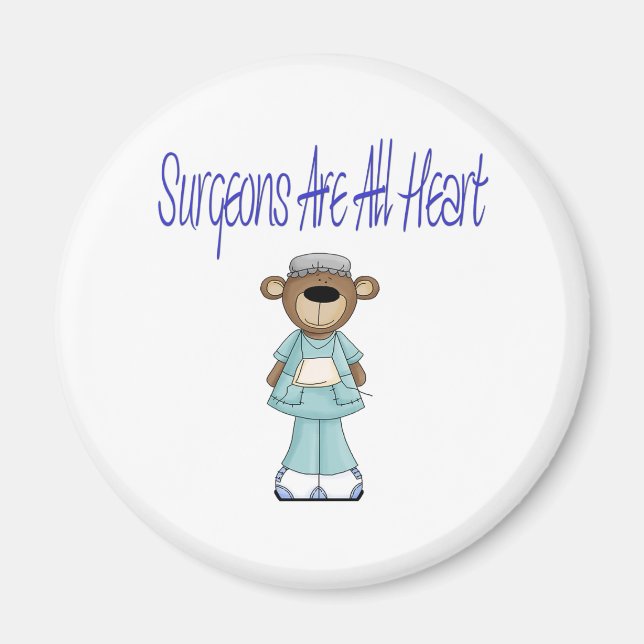 Aimant Les chirurgiens sont tous des coeurs (Devant)