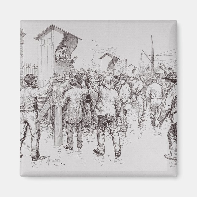 Aimant Les chômeurs de Londres (Devant)