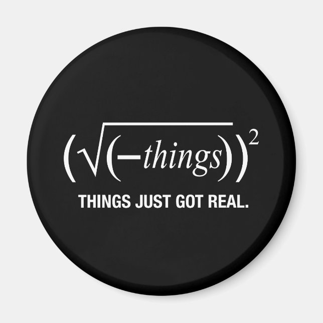 Aimant les choses deviennent réelles (Devant)