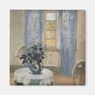 Aimant Les Clematis bleus d'Anna Ancher dans le Studio de