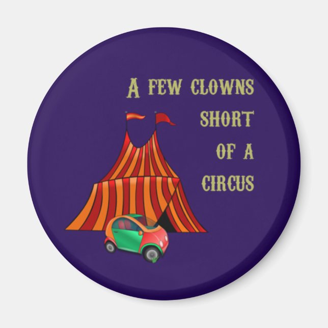 Aimant Les clowns et l'aimant du cirque (Devant)