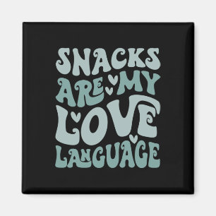 Aimant Les collations sont mon langage de l'amour Saint-V