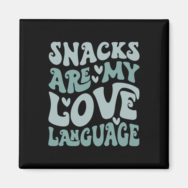 Aimant Les collations sont mon langage de l'amour Saint-V (Devant)