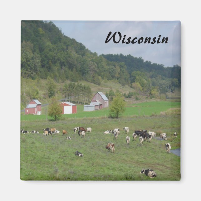 Aimant Les collines du Wisconsin (Devant)