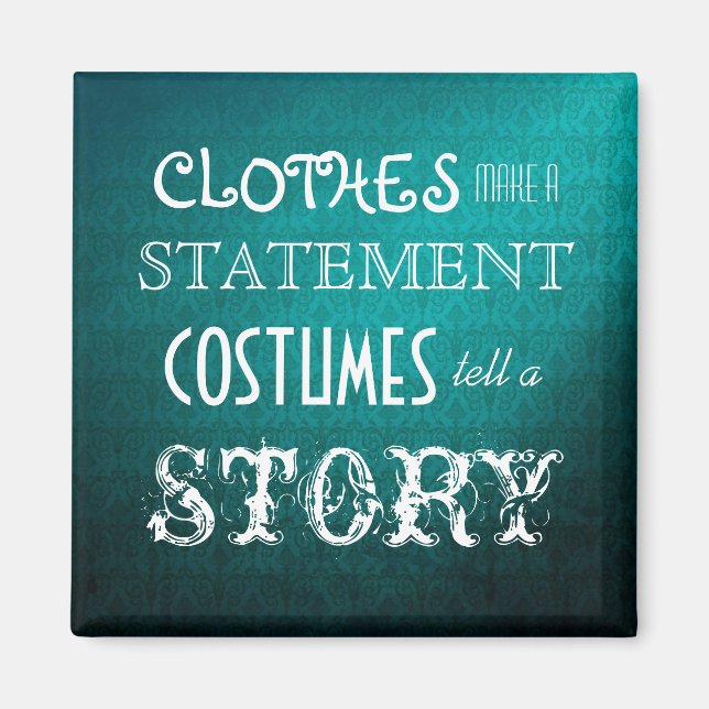 Aimant Les Costumes Racontent Une Histoire (Devant)