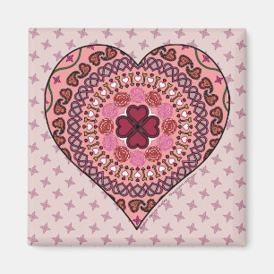 Aimant Les couches de l'aimant du coeur