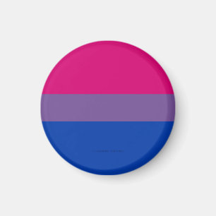Aimant Les couleurs magenta du drapeau de fierté bisexuel
