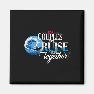 Aimant Les couples qui font une croisière ensemble resten