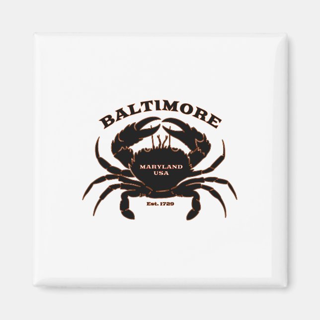 Aimant Les crabes d'été du Maryland  (Devant)