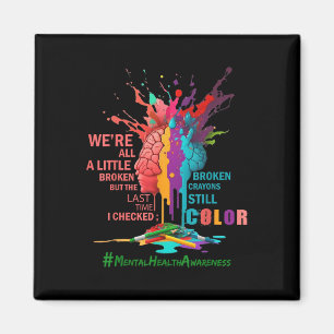 Aimant Les crayons cassés colorent encore la sensibilisat